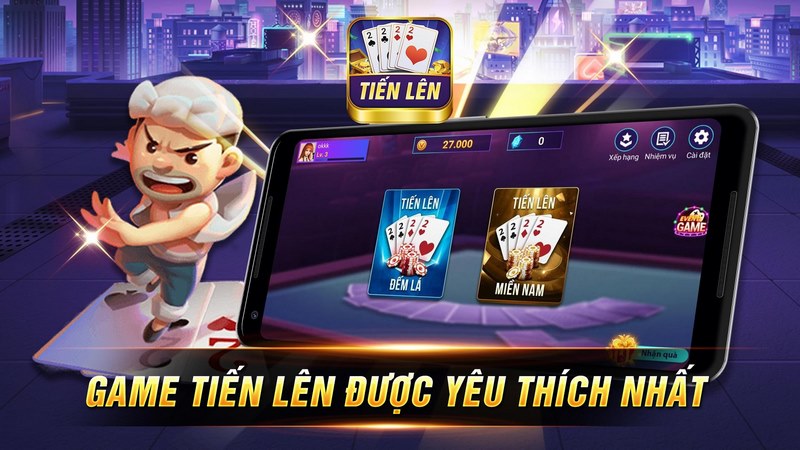 trò chơi bài tiến lên trực tuyến 