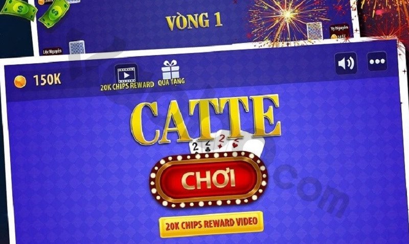 Một số bước chơi bài catte tại nhà cái 