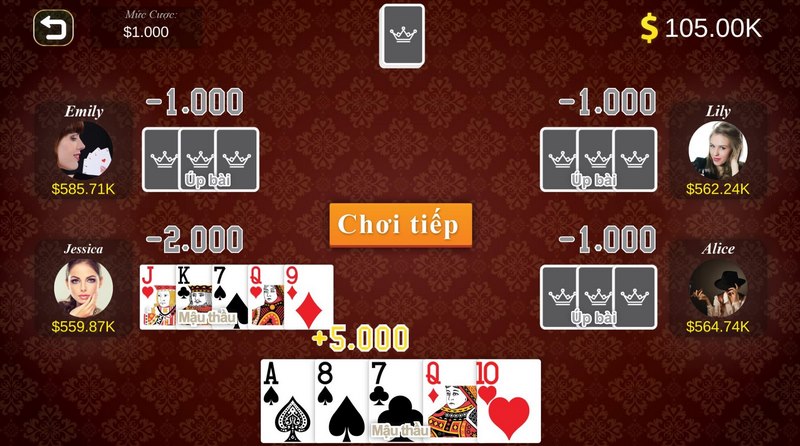 Kỹ năng chơi game bài xì tố