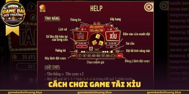 Cách chơi Game tài xỉu